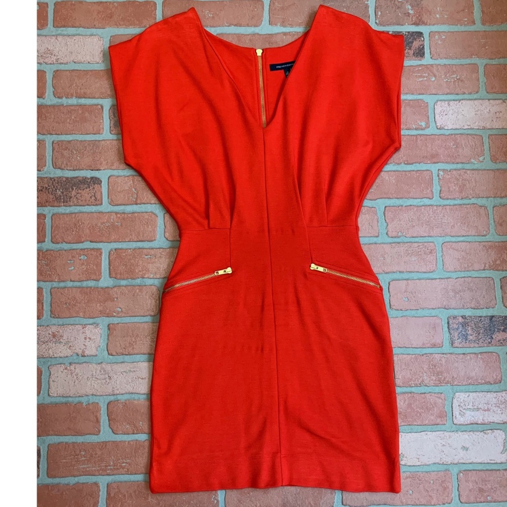 French Connection Cap-Sleeve Dress